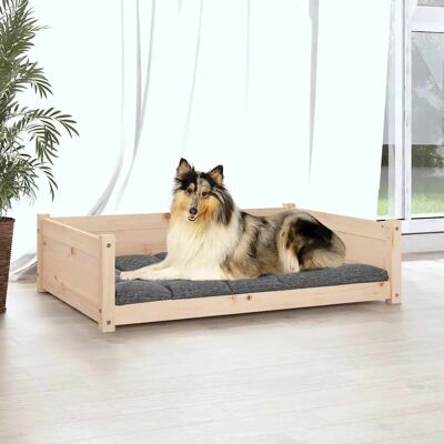 vidaXL Kiefernholz Hundebett 95.5x65.5x28 cm - Hundebett vidaXL Kiefernholz Hundebett 95.5x65.5x28 cm - Hundebett