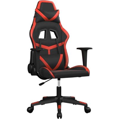 Chaise Gaming VidaXL - Massage, Réglable, Cuir Durable Chaise Gaming VidaXL - Massage, Réglable, Cuir Durable