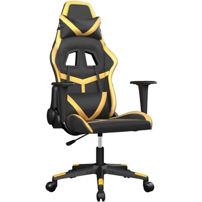 vidaXL Gaming-Stuhl - Schwarz & Gold - Gaming Stuhl vidaXL Gaming-Stuhl - Schwarz & Gold - Gaming Stuhl