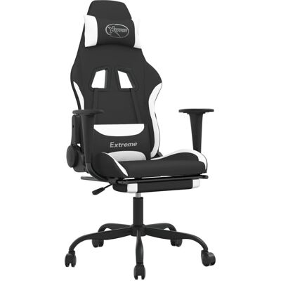 Chaise de jeu VidaXL - Massage lombaire ajustable - Rotation à 360° - Publicité Chaise de jeu VidaXL - Massage lombaire ajustable - Rotation à 360° - Publicité