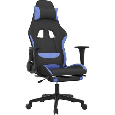 VidaXL Gaming-Stuhl - Verstellbarer Sitz mit Massage & Fußstütze VidaXL Gaming-Stuhl - Verstellbarer Sitz mit Massage & Fußstütze