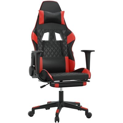 VidaXL Gaming-Stuhl - Verstellbar mit Massage & Fußstütze VidaXL Gaming-Stuhl - Verstellbar mit Massage & Fußstütze