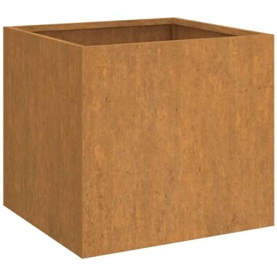 vidaXL Garden Planter - 42x40x39 cm Weathering Steel - Garden Type vidaXL Garden Planter - 42x40x39 cm Weathering Steel - Garden Type