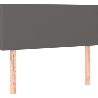 vidaXL Kopfteile 2 Stk. 90X5X78/88 Cm Kunstleder Grau - Kopfteil vidaXL Kopfteile 2 Stk. 90X5X78/88 Cm Kunstleder Grau - Kopfteil