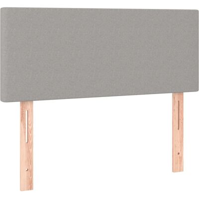 vidaXL Kopfteil Hellgrau 100x5x78/88 cm Stoff - Kopfteil vidaXL Kopfteil Hellgrau 100x5x78/88 cm Stoff - Kopfteil