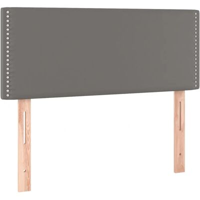 vidaXL Kopfteil Grau - Klassisch, Verstellbar, Langlebig Kunstleder - Kopfteil vidaXL Kopfteil Grau - Klassisch, Verstellbar, Langlebig Kunstleder - Kopfteil