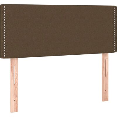 vidaXL Kopfteile Dunkelbraun - 2 Stück, 72x5x78/88 cm - Stoff vidaXL Kopfteile Dunkelbraun - 2 Stück, 72x5x78/88 cm - Stoff