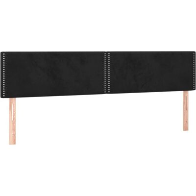 vidaXL Kopfteile 2 Stk. Schwarz - Kopfteil vidaXL Kopfteile 2 Stk. Schwarz - Kopfteil