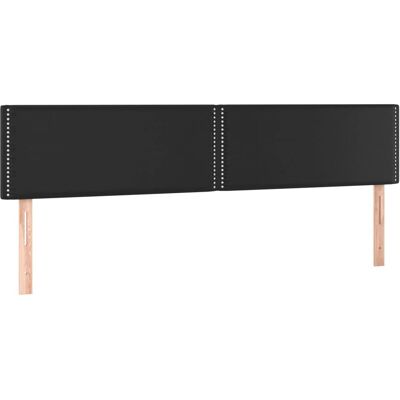 VidaXL Kopfteile - Elegant Kunstleder Schwarz - Kopfteil VidaXL Kopfteile - Elegant Kunstleder Schwarz - Kopfteil