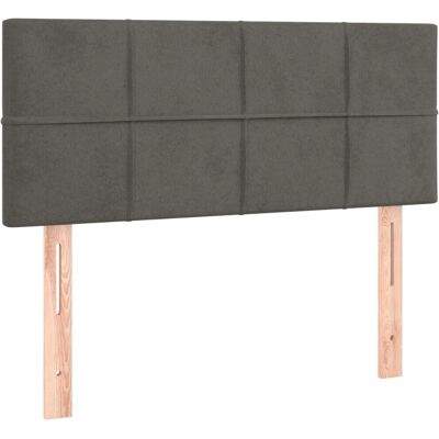 vidaXL Kopfteile Dunkelgrau Samt - Schlafzimmer - Möbel vidaXL Kopfteile Dunkelgrau Samt - Schlafzimmer - Möbel