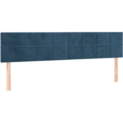 vidaXL Kopfteile - Dunkelblau - 2 Stk - Höhenverstellbar - Bettzubehör vidaXL Kopfteile - Dunkelblau - 2 Stk - Höhenverstellbar - Bettzubehör