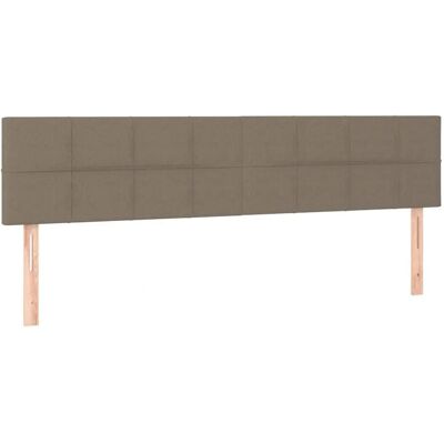 vidaXL Kopfteil Taupe - Kopfteil - Klassisches Design - Verstellbare Höhe vidaXL Kopfteil Taupe - Kopfteil - Klassisches Design - Verstellbare Höhe