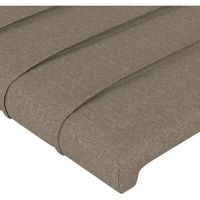 vidaXL Taupe Kopfteil 80x5x78/88 cm Stoff - Kopfteil vidaXL Taupe Kopfteil 80x5x78/88 cm Stoff - Kopfteil