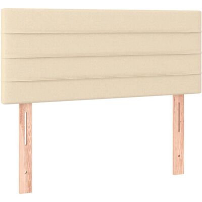 vidaXL Kopfteil Creme 90x5x78/88 cm Stoff - Kopfteil, Creme, Verstellbare Höhe vidaXL Kopfteil Creme 90x5x78/88 cm Stoff - Kopfteil, Creme, Verstellbare Höhe