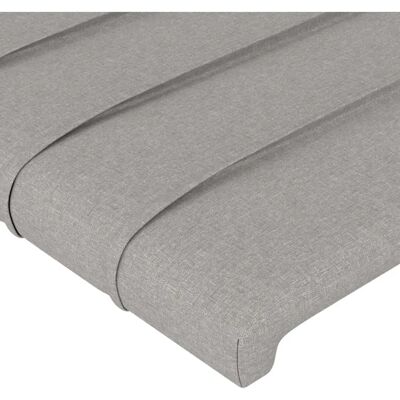 vidaXL Kopfteile - 100x5x78/88 cm Stoff Hellgrau - Kopfteil vidaXL Kopfteile - 100x5x78/88 cm Stoff Hellgrau - Kopfteil