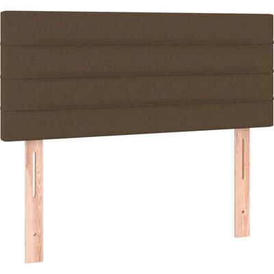 vidaXL Kopfteile Dunkelbraun - Kopfteil - Kopfteil Dunkelbraun 100x5x78/88 cm Stoff vidaXL Kopfteile Dunkelbraun - Kopfteil - Kopfteil Dunkelbraun 100x5x78/88 cm Stoff