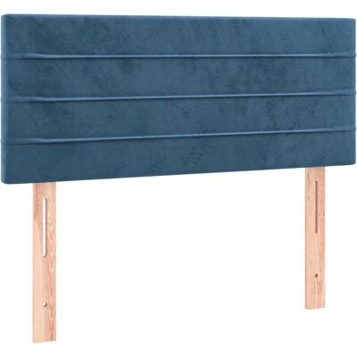 vidaXL Kopfteile 2 Stk. 100X5X78/88 Cm Samt Dunkelblau - Kopfteil vidaXL Kopfteile 2 Stk. 100X5X78/88 Cm Samt Dunkelblau - Kopfteil