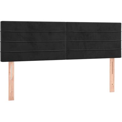 vidaXL Hoofdborden 2 stuks Zwart - Hoofdborden - Zwart vidaXL Hoofdborden 2 stuks Zwart - Hoofdborden - Zwart