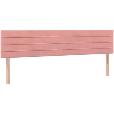 vidaXL Kopfteile - Rosa Samt 2 Stk. 80x5x78/88 cm - Kopfteil vidaXL Kopfteile - Rosa Samt 2 Stk. 80x5x78/88 cm - Kopfteil