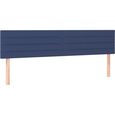 vidaXL Kopfteilen 2 stuks Blauw - Hoofdbord - Bed Accessoire vidaXL Kopfteilen 2 stuks Blauw - Hoofdbord - Bed Accessoire