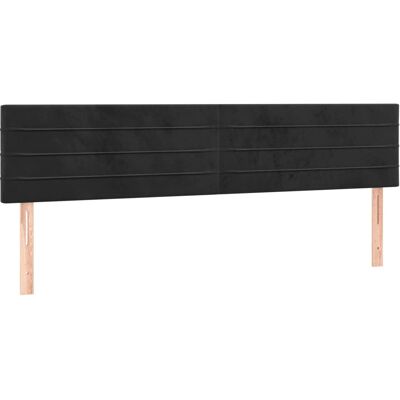 vidaXL Kopfteile - Schwarz - Elegantes Klassisches Design - Höhenverstellbar - Einfacher Aufbau vidaXL Kopfteile - Schwarz - Elegantes Klassisches Design - Höhenverstellbar - Einfacher Aufbau
