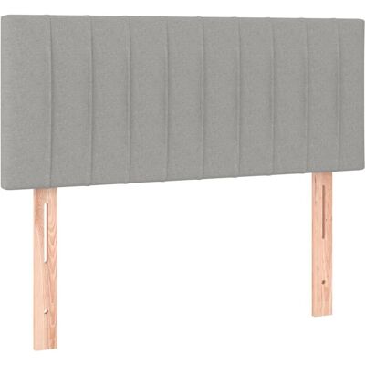 vidaXL Kopfteil Hellgrau - Niedrig - 90x5x78/88 cm Stoff vidaXL Kopfteil Hellgrau - Niedrig - 90x5x78/88 cm Stoff