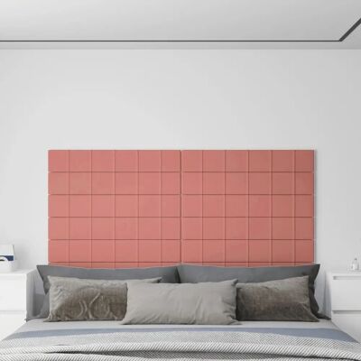 vidaXL Kopfteile 2 Stk. 90X5X78/88 Cm Samt Hellgrau - Niedrig Modell vidaXL Kopfteile 2 Stk. 90X5X78/88 Cm Samt Hellgrau - Niedrig Modell