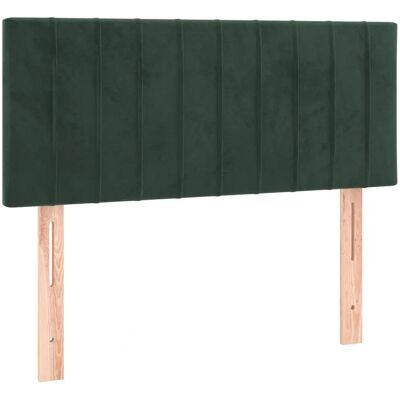 vidaXL Kopfteil Dunkelgrün 90x5x78/88 cm Samt - Kopfteil vidaXL Kopfteil Dunkelgrün 90x5x78/88 cm Samt - Kopfteil
