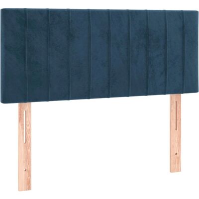 vidaXL Kopfteile Dunkelblau - Niedrig Modell - Kopfteil, Samt, 90x5x78/88 cm vidaXL Kopfteile Dunkelblau - Niedrig Modell - Kopfteil, Samt, 90x5x78/88 cm