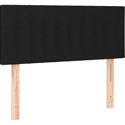 vidaXL Kopfteile 2 Stk. 90X5X78/88 Cm Stoff Schwarz - Kopfteil vidaXL Kopfteile 2 Stk. 90X5X78/88 Cm Stoff Schwarz - Kopfteil