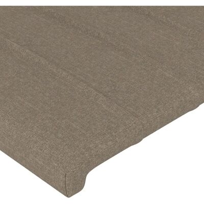 vidaXL Kopfteile Taupe - Verstellbare Höhe - Atmungsaktiver Stoff - Kopfteil vidaXL Kopfteile Taupe - Verstellbare Höhe - Atmungsaktiver Stoff - Kopfteil