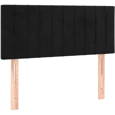 vidaXL Kopfteile 2 Stk. 80X5X78/88 Cm Samt Schwarz - Kopfteil vidaXL Kopfteile 2 Stk. 80X5X78/88 Cm Samt Schwarz - Kopfteil