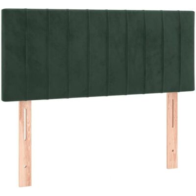 vidaXL Kopfteil Dunkelgrün 100x5x78/88 cm Samt - Kopfteil vidaXL Kopfteil Dunkelgrün 100x5x78/88 cm Samt - Kopfteil
