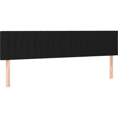 vidaXL Kopfteile Schwarz - Kopfteil - Vollständiges Bett-Design vidaXL Kopfteile Schwarz - Kopfteil - Vollständiges Bett-Design