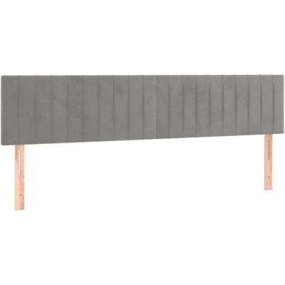 vidaXL Kopfteil - Hellgrau - Elegantes Klassisches Design vidaXL Kopfteil - Hellgrau - Elegantes Klassisches Design