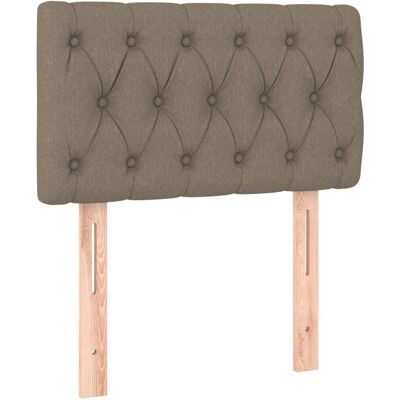 vidaXL Kopfteile Taupe - Kopfteil - Klassisch Stilvoll Verstellbar Stoffbettgestell vidaXL Kopfteile Taupe - Kopfteil - Klassisch Stilvoll Verstellbar Stoffbettgestell