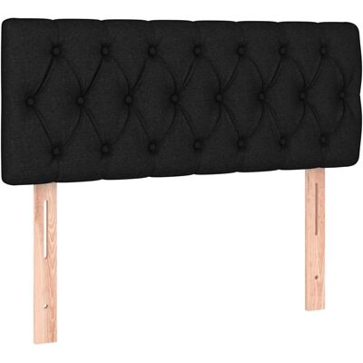 vidaXL Kopfteil Schwarz - Verstellbar, Stoff, Niedrig - Kopfteile vidaXL Kopfteil Schwarz - Verstellbar, Stoff, Niedrig - Kopfteile