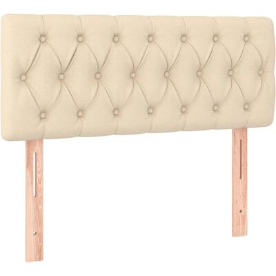 vidaXL Kopfteil Creme - Kopfteil in Creme mit Verstellbarer Höhe - Kopfteil 100x7x78/88 cm vidaXL Kopfteil Creme - Kopfteil in Creme mit Verstellbarer Höhe - Kopfteil 100x7x78/88 cm