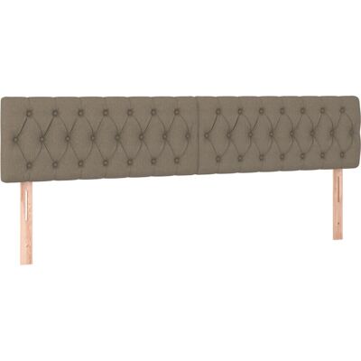 vidaXL Kopfteil Taupe - 2 Stück - 180cm vidaXL Kopfteil Taupe - 2 Stück - 180cm