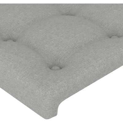 vidaXL Kopfteile 80x5x78/88 cm Stoff Hellgrau - Kopfteil, Hellgrau, 80 cm, Höhenverstellbar vidaXL Kopfteile 80x5x78/88 cm Stoff Hellgrau - Kopfteil, Hellgrau, 80 cm, Höhenverstellbar