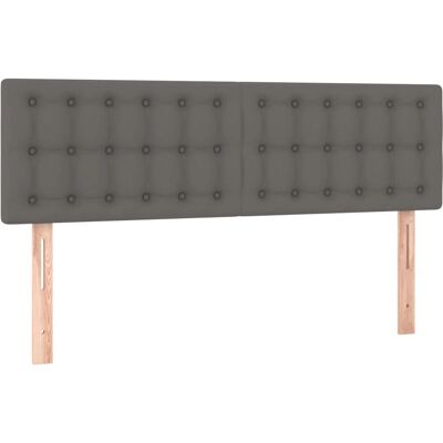 vidaXL Graues Kopfteil - Elegantes Klassisches Design - 144cm vidaXL Graues Kopfteil - Elegantes Klassisches Design - 144cm