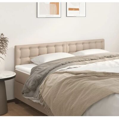 MAISONCHIC Kopfteil - Cappuccino - Elegantes Design mit Nieten MAISONCHIC Kopfteil - Cappuccino - Elegantes Design mit Nieten