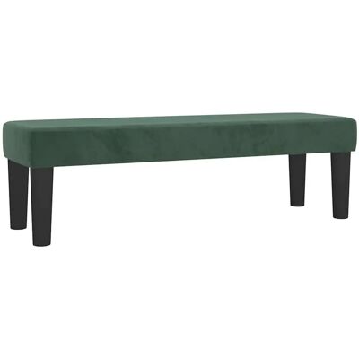 Banquette en Velours Vert Foncé Vidaxl - Banquettes - Publicité Banquette en Velours Vert Foncé Vidaxl - Banquettes - Publicité