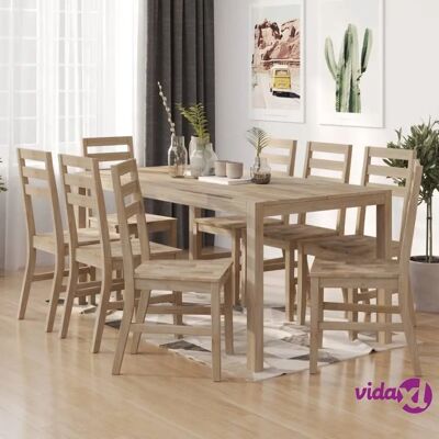 vidaXL 8x Massiv Akazienholz Esstische - Esszimmerstühle vidaXL 8x Massiv Akazienholz Esstische - Esszimmerstühle