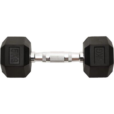 vidaXL 10 kg Cast Iron Hex Dumbbell - Fitness Equipment vidaXL 10 kg Cast Iron Hex Dumbbell - Fitness Equipment