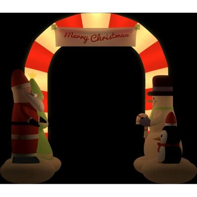 vidaXL Arc de Noël gonflable avec LEDs - Inflatable Christmas archway - Publicité vidaXL Arc de Noël gonflable avec LEDs - Inflatable Christmas archway - Publicité