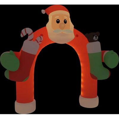 vidaXL Arc de Noël gonflable avec LEDs - Inflatable Christmas arch - Publicité vidaXL Arc de Noël gonflable avec LEDs - Inflatable Christmas arch - Publicité