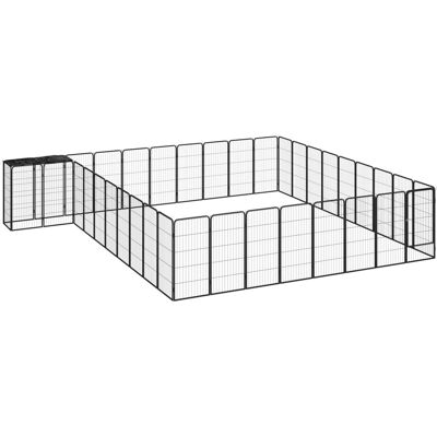 vidaXL Nova Enclos pour Chiens - Acier noir, 6 panneaux, 500x450x100cm - Publicité vidaXL Nova Enclos pour Chiens - Acier noir, 6 panneaux, 500x450x100cm - Publicité