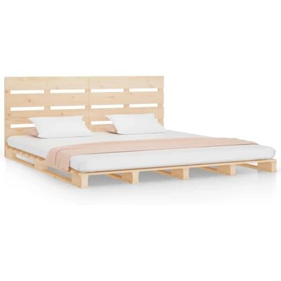 vidaXL Bettgestell 140x200 cm - Massives Kiefernholz vidaXL Bettgestell 140x200 cm - Massives Kiefernholz