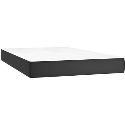 vidaXL 295752 - Premium Schwarzes Kunstleder Taschenfederkernmatratze - Matratze vidaXL 295752 - Premium Schwarzes Kunstleder Taschenfederkernmatratze - Matratze